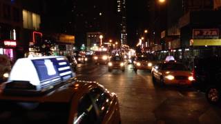 BRAND NEW FDNY ENGINE 54 RESPONDING BLASTING MAJOR AIR HORN ON 8TH AVENUE IN MIDTOWN MANHATTAN [upl. by Chelsy]