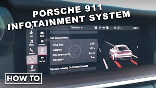 How to use the PCM infotainment system on the 2020 Porsche 911 [upl. by Gradeigh]