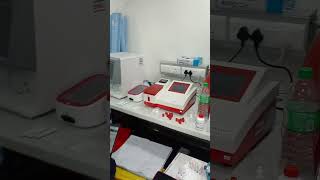 Shortvideo Lab Technician Glucose test lagate hua [upl. by Ahsiner319]