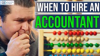 When To Hire an Accountant for Your Small Business [upl. by Hgielsa152]