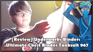 Review Underworks Binder Ultimate Chest Binder Tanksuit 967 [upl. by Caril]