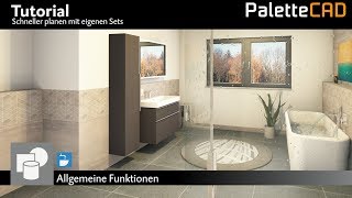 Palette CAD 9 Tutorial  Schneller planen mit eigenen Sets [upl. by Grenier368]