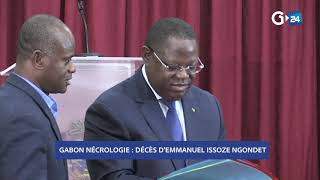 GABON NÉCROLOGIE DÉCÈS D’EMMANUEL ISSOZE NGONDET [upl. by Sadnac]