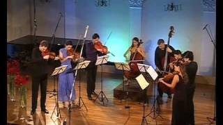 ZAGREB KOM 3 • Mendelssohn String Octet  mov 2 with double bass [upl. by Olnton]