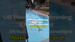 My 1st Swimming National Record 🎊 [upl. by Owades964]