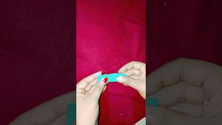 Simple paper leaf cutting trending diy craft shorts [upl. by Einnor398]