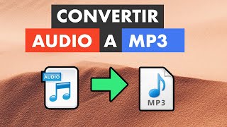 CÓMO CONVERTIR CUALQUIER AUDIO A MP3 SIN PROGRAMAS EN PC ANDROID Y IPHONE [upl. by Kenna514]