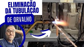 ❄️🔧Como Eliminar o tubo de orvalho ou tubo desumidificador ou précondensador de uma Geladeira [upl. by Ynnaj]