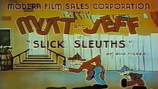 SLICK SLEUTHS 19261991 — CARTOON CLASSICS Mutt amp Jeff amp FRIENDS VHS Rip  Digitization Silent [upl. by Onofredo]