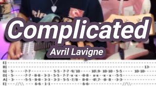 Complicated ©Avril Lavigne 【Guitar Cover】with TABS [upl. by Gaeta394]