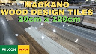 MAGKANO ANG WOOD DESIGN TILES 20cm x 120cm sa Wilcon [upl. by Bowra]