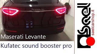 Maserati Levante Diesel  Active sound booster Kufatec [upl. by Krum]