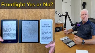 Why I prefer using my ereaders without front light on except with kaleido 3 ereaders [upl. by Sallyann330]