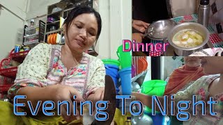 Aaj To Pani Garam Karke Naha pada Meri Evening To Night routine [upl. by Eemak]