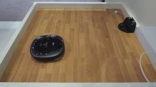 LG HomBot VR6370VMNC demonstration at IFA 2013 [upl. by Solracesoj]