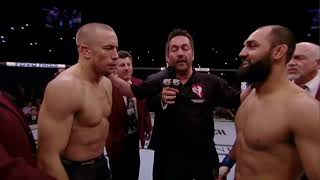 Georges St Pierre VS Johnny Hendricks FULL FIGHT [upl. by Arraek]