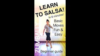 Learn How to Salsa without a Partner  Dance video for Beginners  Zumbally LIVE [upl. by Haissem893]