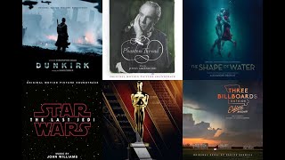 BEST SCORE NOMINEES  OSCARS 2017  2018 [upl. by Golanka]