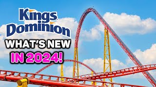 Whats New At Kings Dominion In 2024 Doswell Virginia [upl. by Latrice349]