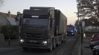 Nuclear convoy passes through an English village [upl. by Aedrahs]