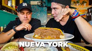 Arepa cachapa tequeños rellenos empanadas  Probando comida venezolana en Brooklyn [upl. by Brom]