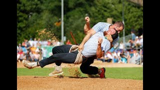 Sensation am Nordwestschweizer Schwingfest Hersche bodigt Aeschbi und feiert ersten Kranzfestsieg [upl. by Wobniar612]