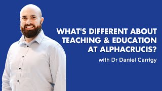 Whats different about Teaching amp Education courses at Alphacrucis [upl. by Rivkah]