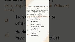 Business Combination Revision  CA Final FR  Ind AS 103 cafinalfrrevision cafinalfr cafinal [upl. by Tirza]