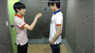 130508 SEVENTEEN TV Cut  Meanie Couple WonwooMingyu [upl. by Iahs]