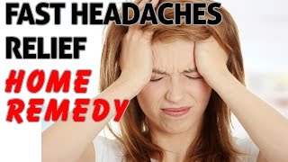 How to Cure a Headache Instantly ― Fast Headaches Relief Home Remedy [upl. by Nylatsyrk]