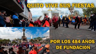 FESTEJANDO EL INICIO DE LAS FIESTAS DE QUITO 2022 [upl. by Ailito279]