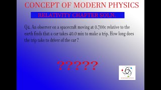 Chapter 1RelativityQ4  CONCEPT OF MODERN PHYSICS by BEISER [upl. by Noissap]