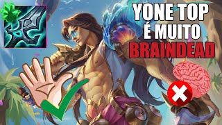 PRA JOGAR DE YONE TOP SÓ PRECISA TER DEDO BONECO FULL PDL BOOST [upl. by Ytok]