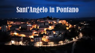 SantAngelo in Pontano inthesky santangeloinpontano marche italy drone [upl. by Lenci98]