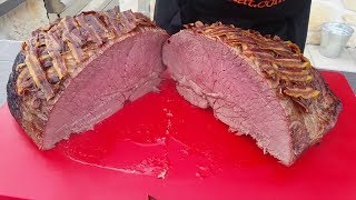 65 Kg Rinderbraten am Stück vom Kamadogrill  Steakthatcom [upl. by Angeli]