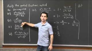 Partial Fractions Decomposition  MIT 1801SC Single Variable Calculus Fall 2010 [upl. by Silma537]