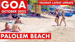 GOA  Palolem Beach  October 2022  South Goa  Goa Vlog  Palolem Market  Watersports Shacks [upl. by Dreda]