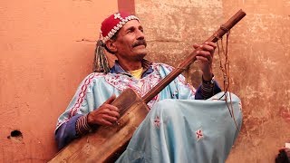 Moroccan gnawa guembri music [upl. by Lebasy965]