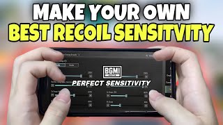 How to make your own Sensitivity  Zero Recoil Sensitvity for BGMI  Perfect Sensitivity Settings [upl. by Sinnard]