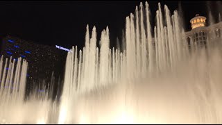 Bellagio Fountains  Tiësto FootprintsRockyRed Lights [upl. by Wey]