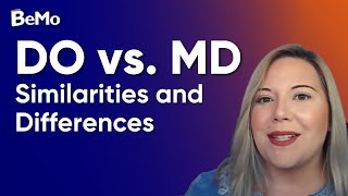 DO vs MD  Similarities and Differences between Osteopathic and Allopathic Medicine  BeMo [upl. by Nived]