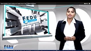 FEDU ACADEMY quotHome Learning and Trading Coursequot Tamil  30mins Presentation [upl. by Binny806]