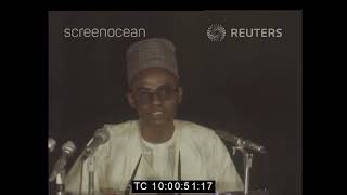 Nigerian President Shehu Shagari Swears in Ministers for his New Civilian Administration  Oct 1979 [upl. by Relyhs]