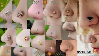 Traditional Gold nose pin stud DESIGNS 2020 TOP 30 COLLECTION Nose Stud For Girls  Daily Fashion [upl. by Sharron]