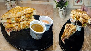 The Maxican Grill Sandwich Recipe by YASMIN COOKING YC [upl. by Ihtraa]