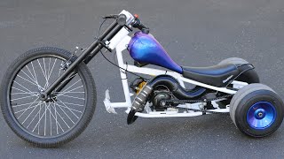 Pocket Drift Trike Gets IMPROVED and Repainted No Welder Required Build [upl. by Yrmac]