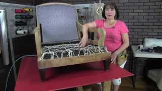 How To Upholster An English Arm Club Chair [upl. by Neelya]