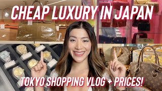 JAPAN’S BEST KEPT SECRET CRAZY CHEAP LUXURY PRICES IN TOKYO CHANEL HERMES LV amp MORE 😱🛍️ [upl. by Sueddaht]