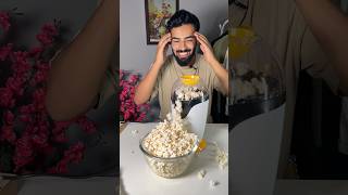 This mini popcorn maker is amazing 😻 popcornmaker review testing [upl. by Papotto]