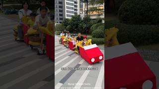 Champa made a train and a car for Chinki  😱 carriage house wooden artist  shortsvideo [upl. by Novyert]